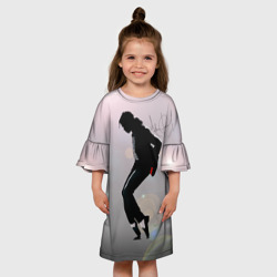 Детское платье 3D Майкл Джексон под прожекторами  - с автографом  - фото 2