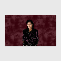Michael Jackson на бордовом фоне – Бумага для упаковки 3D с принтом купить