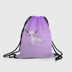 Рюкзак-мешок 3D Espeon Pokemon - розовая кошка покемон