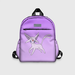 Детский рюкзак 3D Espeon Pokemon - розовая кошка покемон