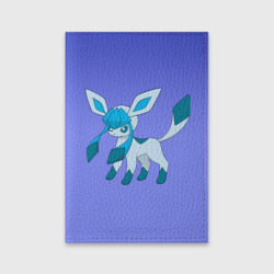 Обложка для паспорта матовая кожа Glaceon Pokemon 