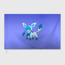 Флаг 3D Glaceon Pokemon 