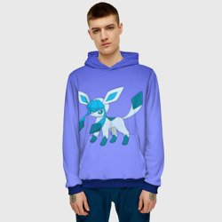 Мужская толстовка 3D Glaceon Pokemon  - фото 2