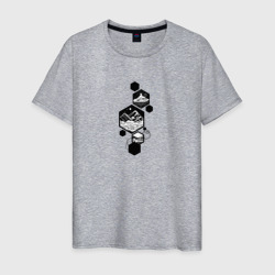 Горные хребты  – Мужская футболка хлопок с принтом купить со скидкой в -20%
