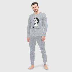 Мужская пижама с лонгсливом хлопок Рианна - фото 2