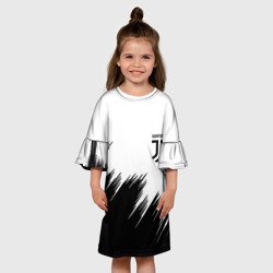 Детское платье 3D Ювентус краски спорт - фото 2