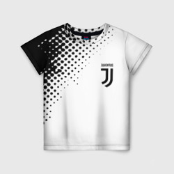 Детская футболка 3D Juventus sport black geometry