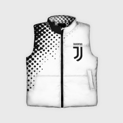 Детский жилет утепленный 3D Juventus sport black geometry