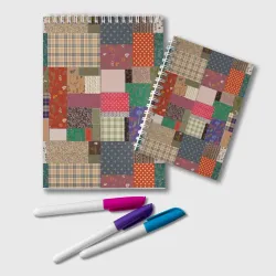 Блокнот Пэчворк клетка