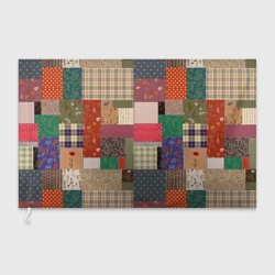 Флаг 3D Пэчворк клетка