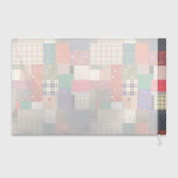 Флаг 3D Пэчворк клетка - фото 2