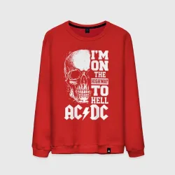 Мужской свитшот хлопок AC DC - song