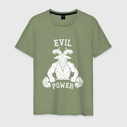 Мужская футболка хлопок Evil power