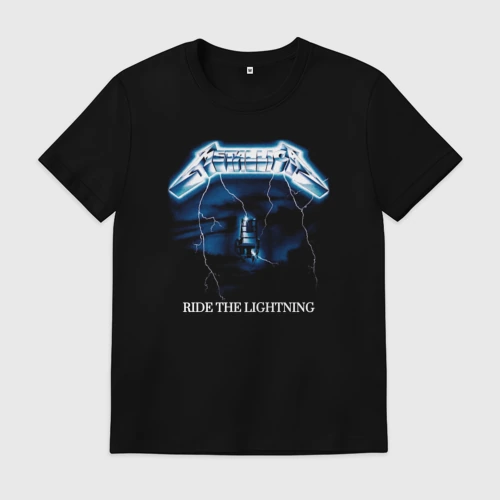 Мужская футболка хлопок Metallica Ride the Lightning