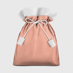 Персиковый паттерн ромбики – Подарочный 3D мешок с принтом купить со скидкой в -13%