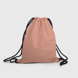 Персиковый паттерн ромбики – Рюкзак-мешок 3D с принтом купить со скидкой в -25%