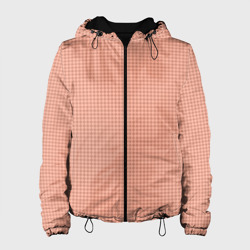 Персиковый паттерн ромбики – Женская куртка 3D с принтом купить со скидкой в -10%