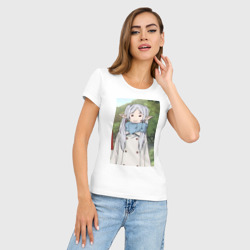 Женская футболка хлопок Slim Фрирен, провожающая в последний путь милое лицо - фото 2
