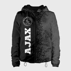 Женская куртка 3D Ajax sport на темном фоне по-вертикали