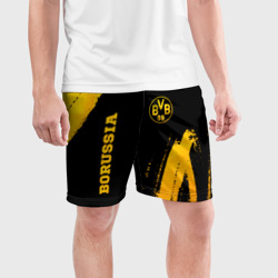 Мужские шорты спортивные Borussia - gold gradient вертикально - фото 2