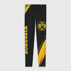 Леггинсы 3D Borussia - gold gradient вертикально