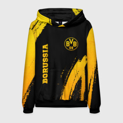 Мужская толстовка 3D Borussia - gold gradient вертикально