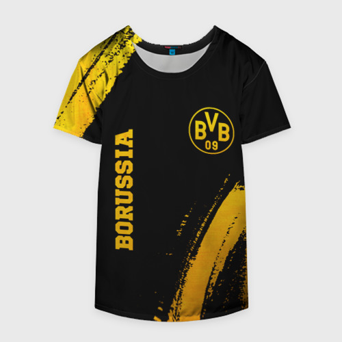 Накидка на куртку 3D Borussia - gold gradient вертикально, цвет 3D печать - фото 4