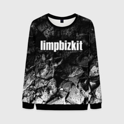 Мужской свитшот 3D Limp Bizkit black graphite