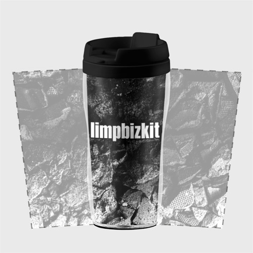 Термокружка-непроливайка Limp Bizkit black graphite - фото 2