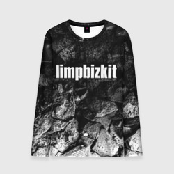 Мужской лонгслив 3D Limp Bizkit black graphite