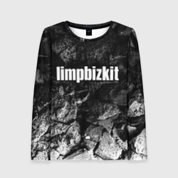 Женский лонгслив 3D Limp Bizkit black graphite