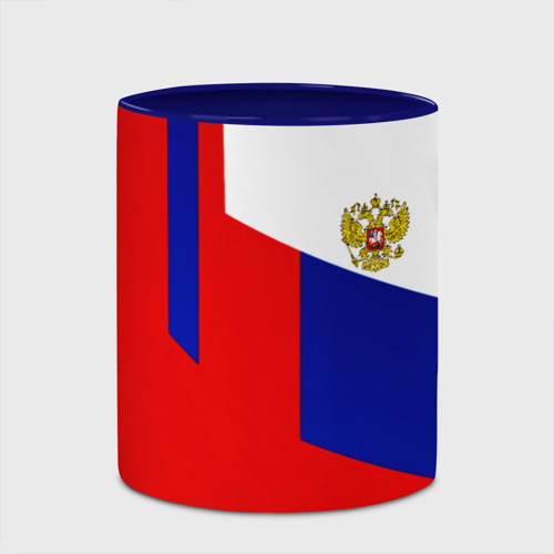 Кружка с полной запечаткой с принтом Россия геометрия спортивная, фото #4