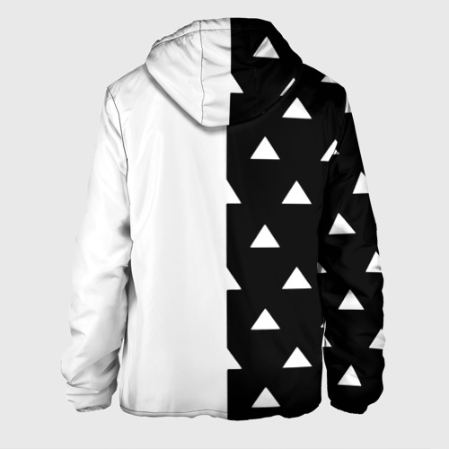 Мужская куртка 3D BMW геометрия, цвет 3D печать - фото 2