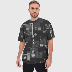 Мужская футболка oversize 3D Y2k aesthetics print - фото 2