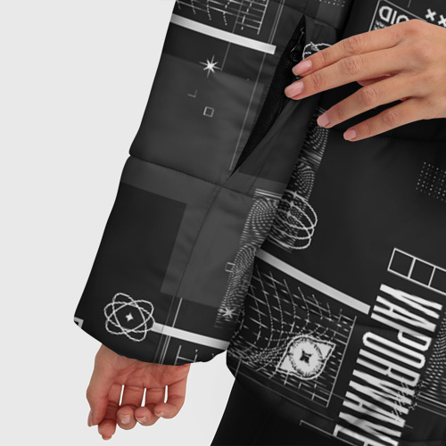 Женская зимняя куртка 3D с принтом Y2k aesthetics print, фото #4
