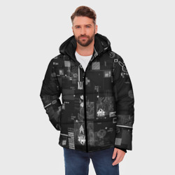 Мужская зимняя куртка 3D Y2k aesthetics print - фото 2