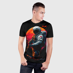 Мужская футболка 3D Slim Космический воин - фото 2