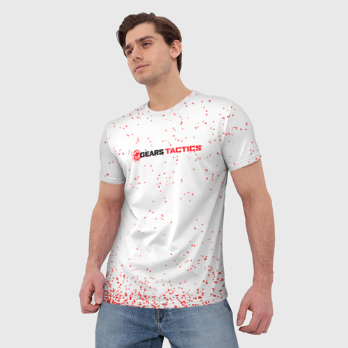Мужская футболка 3D Gears of War Marcus Fenix, цвет 3D печать - фото 3