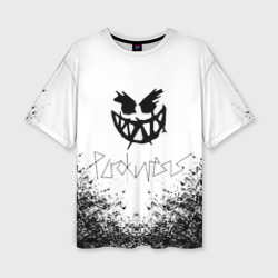 Женская футболка oversize 3D The prodigy Pyrokinesis