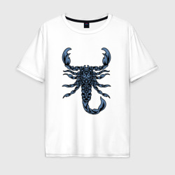 Мужская футболка хлопок Oversize Знаки астрологии - скорпион