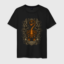 Скорпион - астрологический знак – Мужская футболка хлопок с принтом купить со скидкой в -20%
