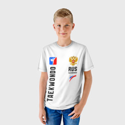 Детская футболка 3D Тхэквондо Россия - фото 2