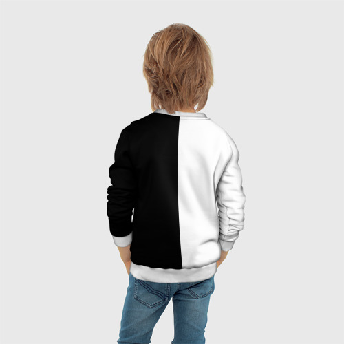 Детский свитшот 3D Тхэквондо черный и белый, цвет 3D печать - фото 6
