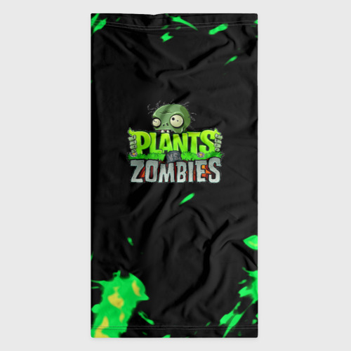 Бандана-труба 3D Plants vs. Zombies зелёная текстура , цвет 3D печать - фото 7