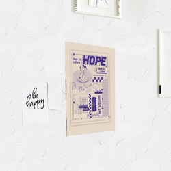 Постер с принтом J-Hope - Jack in the box для любого человека, вид спереди №3. Цвет основы: белый