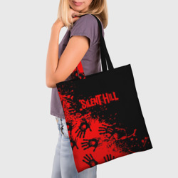 Шоппер 3D Silent hill logo game pattern steel - фото 2