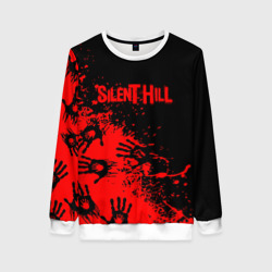 Женский свитшот 3D Silent hill logo game pattern steel