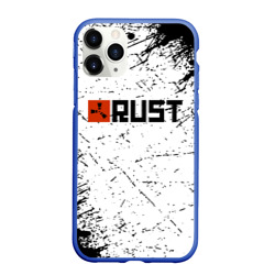 Чехол для iPhone 11 Pro Max матовый RUST брызги красок