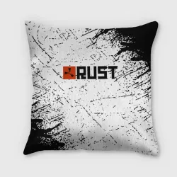 Подушка 3D RUST брызги красок