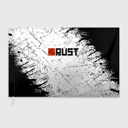 Флаг 3D RUST брызги красок